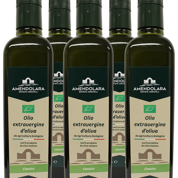 Confezione Olio Extravergine Fruttato con 12 Bottiglie da 1 Litro